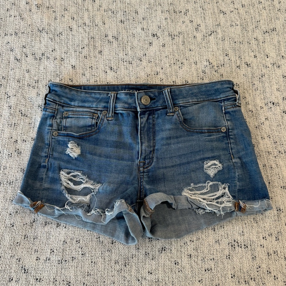 American Eagle Shortie Denim Shorts